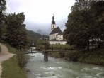 Archiv Foto Webcam Malerwinkel in Ramsau bei Berchtesgaden - Ortskirche St. Sebastian 05:00