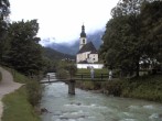 Archiv Foto Webcam Malerwinkel in Ramsau bei Berchtesgaden - Ortskirche St. Sebastian 09:00