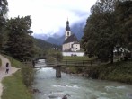 Archiv Foto Webcam Malerwinkel in Ramsau bei Berchtesgaden - Ortskirche St. Sebastian 11:00