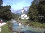 Archiv Foto Webcam Malerwinkel in Ramsau bei Berchtesgaden - Ortskirche St. Sebastian 07:00