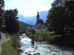Archiv Foto Webcam Malerwinkel in Ramsau bei Berchtesgaden - Ortskirche St. Sebastian 15:00