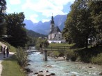Archived image Webcam Ramsau - Berchtesgaden - St. Sebastian Church 13:00