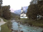 Archiv Foto Webcam Malerwinkel in Ramsau bei Berchtesgaden - Ortskirche St. Sebastian 03:00
