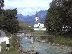 Archiv Foto Webcam Malerwinkel in Ramsau bei Berchtesgaden - Ortskirche St. Sebastian 07:00