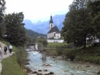 Archiv Foto Webcam Malerwinkel in Ramsau bei Berchtesgaden - Ortskirche St. Sebastian 13:00