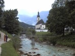 Archiv Foto Webcam Malerwinkel in Ramsau bei Berchtesgaden - Ortskirche St. Sebastian 15:00
