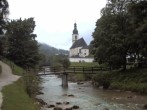 Archiv Foto Webcam Malerwinkel in Ramsau bei Berchtesgaden - Ortskirche St. Sebastian 17:00