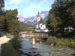 Archiv Foto Webcam Malerwinkel in Ramsau bei Berchtesgaden - Ortskirche St. Sebastian 06:00