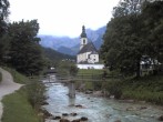 Archiv Foto Webcam Malerwinkel in Ramsau bei Berchtesgaden - Ortskirche St. Sebastian 07:00