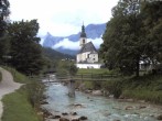 Archiv Foto Webcam Malerwinkel in Ramsau bei Berchtesgaden - Ortskirche St. Sebastian 11:00