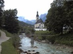 Archiv Foto Webcam Malerwinkel in Ramsau bei Berchtesgaden - Ortskirche St. Sebastian 13:00