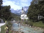 Archiv Foto Webcam Malerwinkel in Ramsau bei Berchtesgaden - Ortskirche St. Sebastian 09:00