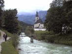Archiv Foto Webcam Malerwinkel in Ramsau bei Berchtesgaden - Ortskirche St. Sebastian 17:00