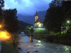 Archiv Foto Webcam Malerwinkel in Ramsau bei Berchtesgaden - Ortskirche St. Sebastian 03:00