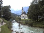 Archiv Foto Webcam Malerwinkel in Ramsau bei Berchtesgaden - Ortskirche St. Sebastian 09:00