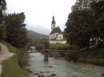 Archiv Foto Webcam Malerwinkel in Ramsau bei Berchtesgaden - Ortskirche St. Sebastian 11:00