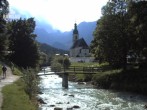 Archiv Foto Webcam Malerwinkel in Ramsau bei Berchtesgaden - Ortskirche St. Sebastian 15:00