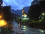 Archiv Foto Webcam Malerwinkel in Ramsau bei Berchtesgaden - Ortskirche St. Sebastian 03:00
