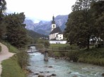 Archiv Foto Webcam Malerwinkel in Ramsau bei Berchtesgaden - Ortskirche St. Sebastian 05:00