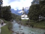 Archiv Foto Webcam Malerwinkel in Ramsau bei Berchtesgaden - Ortskirche St. Sebastian 09:00