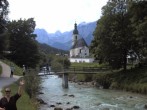 Archiv Foto Webcam Malerwinkel in Ramsau bei Berchtesgaden - Ortskirche St. Sebastian 13:00