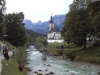 Archiv Foto Webcam Malerwinkel in Ramsau bei Berchtesgaden - Ortskirche St. Sebastian 15:00