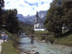 Archiv Foto Webcam Malerwinkel in Ramsau bei Berchtesgaden - Ortskirche St. Sebastian 11:00