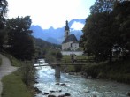 Archiv Foto Webcam Malerwinkel in Ramsau bei Berchtesgaden - Ortskirche St. Sebastian 15:00