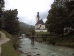 Archiv Foto Webcam Malerwinkel in Ramsau bei Berchtesgaden - Ortskirche St. Sebastian 05:00