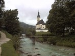 Archiv Foto Webcam Malerwinkel in Ramsau bei Berchtesgaden - Ortskirche St. Sebastian 06:00