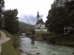 Archiv Foto Webcam Malerwinkel in Ramsau bei Berchtesgaden - Ortskirche St. Sebastian 07:00