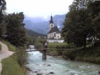Archiv Foto Webcam Malerwinkel in Ramsau bei Berchtesgaden - Ortskirche St. Sebastian 09:00