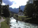 Archiv Foto Webcam Malerwinkel in Ramsau bei Berchtesgaden - Ortskirche St. Sebastian 15:00