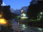 Archived image Webcam Ramsau - Berchtesgaden - St. Sebastian Church 22:00