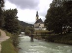 Archiv Foto Webcam Malerwinkel in Ramsau bei Berchtesgaden - Ortskirche St. Sebastian 11:00