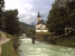 Archiv Foto Webcam Malerwinkel in Ramsau bei Berchtesgaden - Ortskirche St. Sebastian 17:00