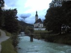 Archiv Foto Webcam Malerwinkel in Ramsau bei Berchtesgaden - Ortskirche St. Sebastian 19:00