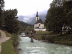 Archiv Foto Webcam Malerwinkel in Ramsau bei Berchtesgaden - Ortskirche St. Sebastian 09:00