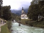 Archiv Foto Webcam Malerwinkel in Ramsau bei Berchtesgaden - Ortskirche St. Sebastian 11:00