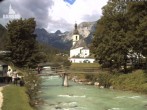 Archiv Foto Webcam Malerwinkel in Ramsau bei Berchtesgaden - Ortskirche St. Sebastian 09:00