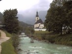 Archiv Foto Webcam Malerwinkel in Ramsau bei Berchtesgaden - Ortskirche St. Sebastian 17:00