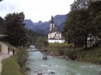 Archiv Foto Webcam Malerwinkel in Ramsau bei Berchtesgaden - Ortskirche St. Sebastian 11:00