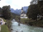 Archiv Foto Webcam Malerwinkel in Ramsau bei Berchtesgaden - Ortskirche St. Sebastian 13:00