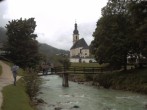 Archiv Foto Webcam Malerwinkel in Ramsau bei Berchtesgaden - Ortskirche St. Sebastian 13:00