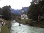 Archiv Foto Webcam Malerwinkel in Ramsau bei Berchtesgaden - Ortskirche St. Sebastian 15:00