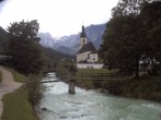 Archiv Foto Webcam Malerwinkel in Ramsau bei Berchtesgaden - Ortskirche St. Sebastian 17:00