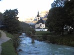 Archiv Foto Webcam Malerwinkel in Ramsau bei Berchtesgaden - Ortskirche St. Sebastian 05:00