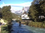 Archiv Foto Webcam Malerwinkel in Ramsau bei Berchtesgaden - Ortskirche St. Sebastian 06:00