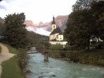 Archiv Foto Webcam Malerwinkel in Ramsau bei Berchtesgaden - Ortskirche St. Sebastian 05:00