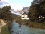 Archiv Foto Webcam Malerwinkel in Ramsau bei Berchtesgaden - Ortskirche St. Sebastian 06:00